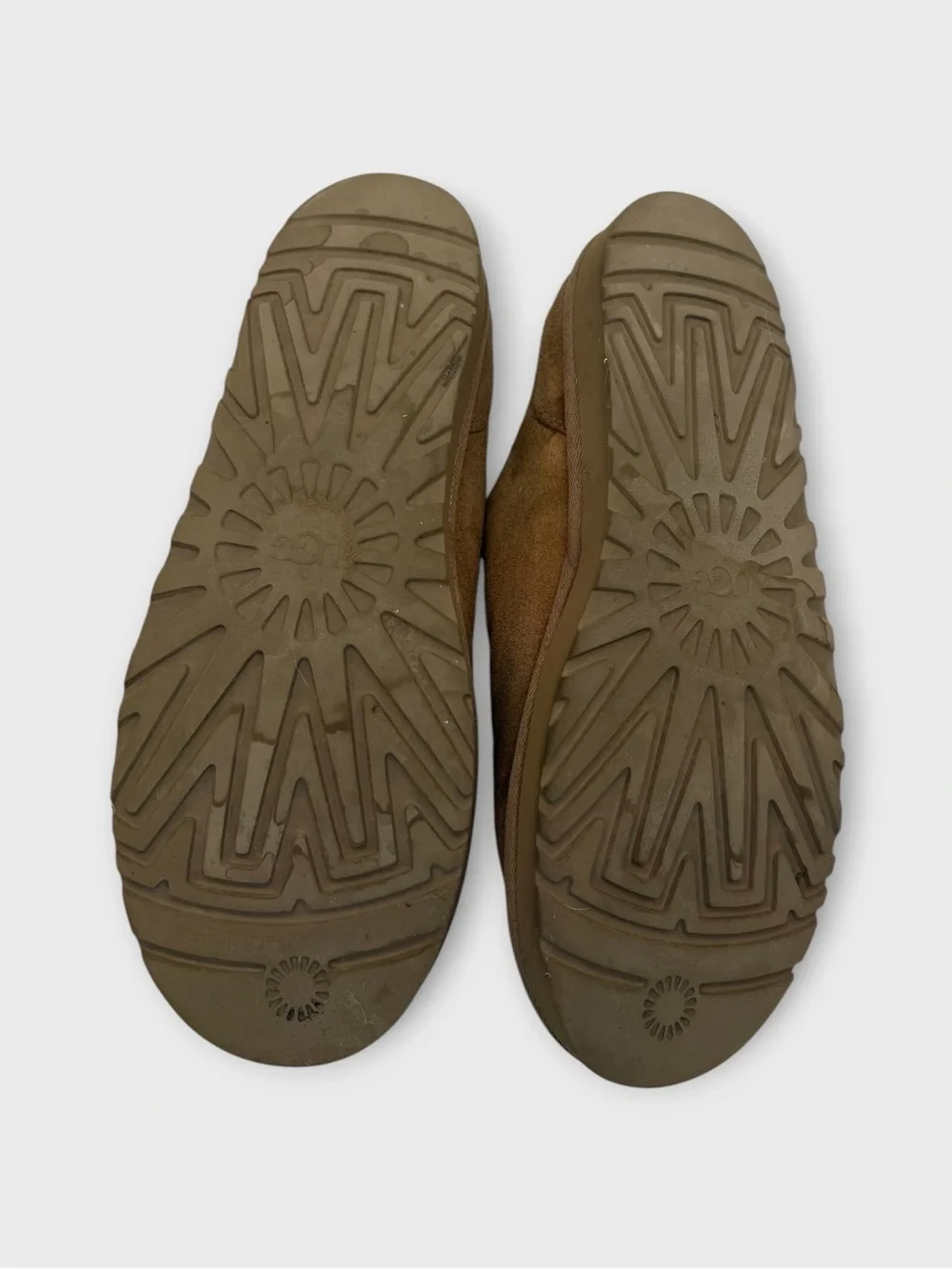 UGG Mens Marcman Fur Lined Suede Slip On Clog Size 12 Style Fair Condition